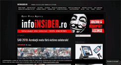 Desktop Screenshot of infoinsider.ro